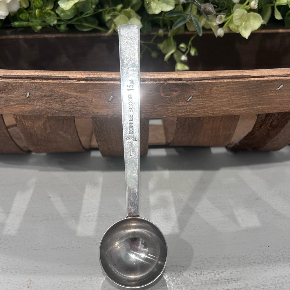Stainless Steel Coffee Scoop - 1 Tbsp Silver